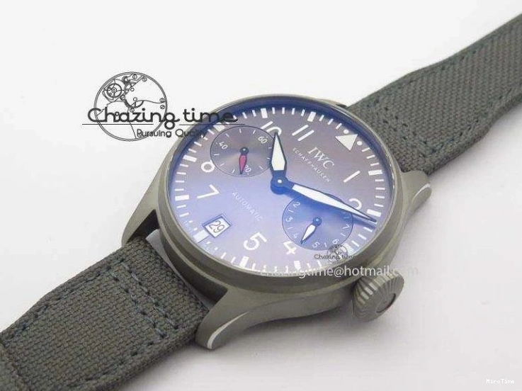 MIROTIME 0117 SunProtective Big Pilot Real PR IW500910 “Patrouille Suisse” ZF 1:1 Best Edition On Gray Nylon Strap 7278